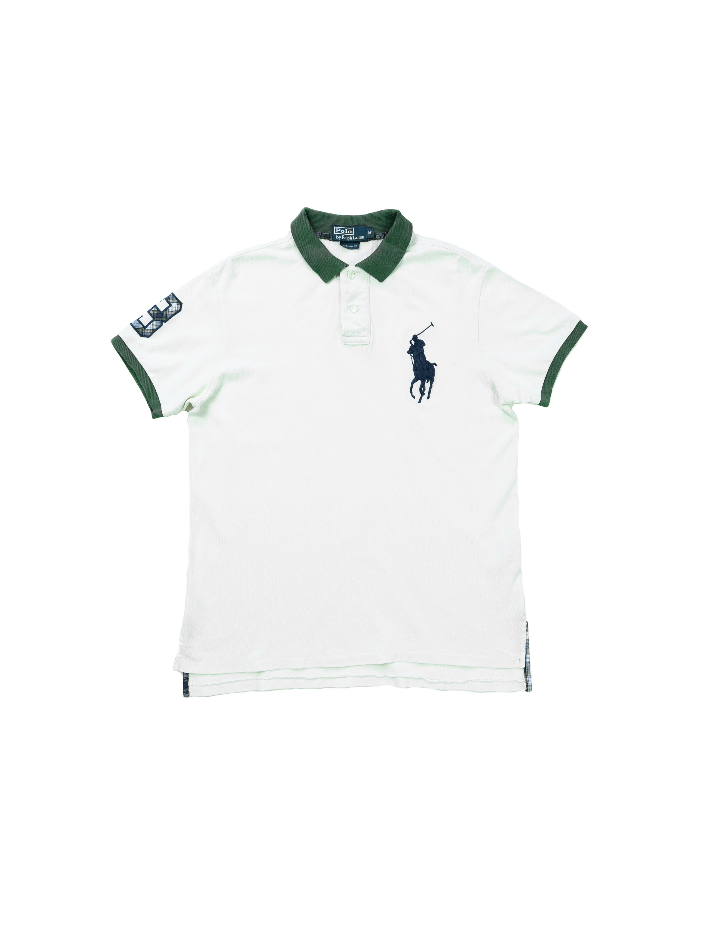 Ralph Lauren polo blanco y verde